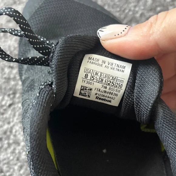 Reebok Black and Gum Sole Sneakers - Picture 3 of 3